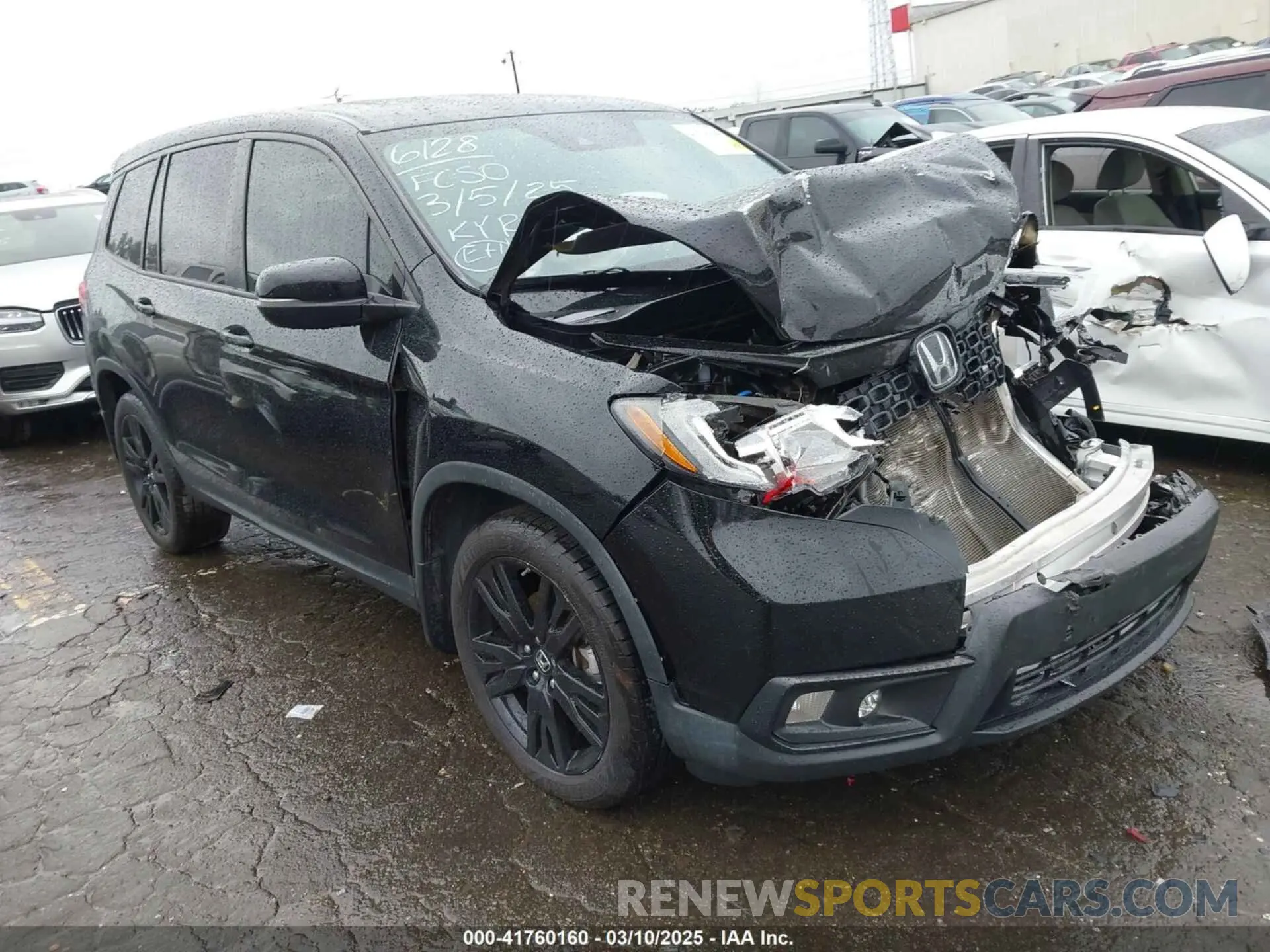 1 fotografías del automóvil dañado 5FNYF7H5XLB006128 HONDA PASSPORT 2020