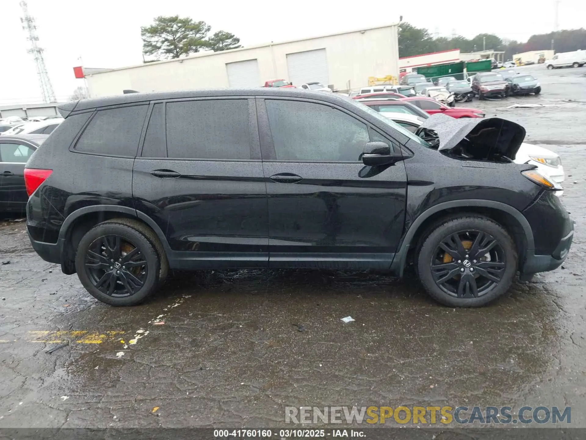 12 fotografías del automóvil dañado 5FNYF7H5XLB006128 HONDA PASSPORT 2020