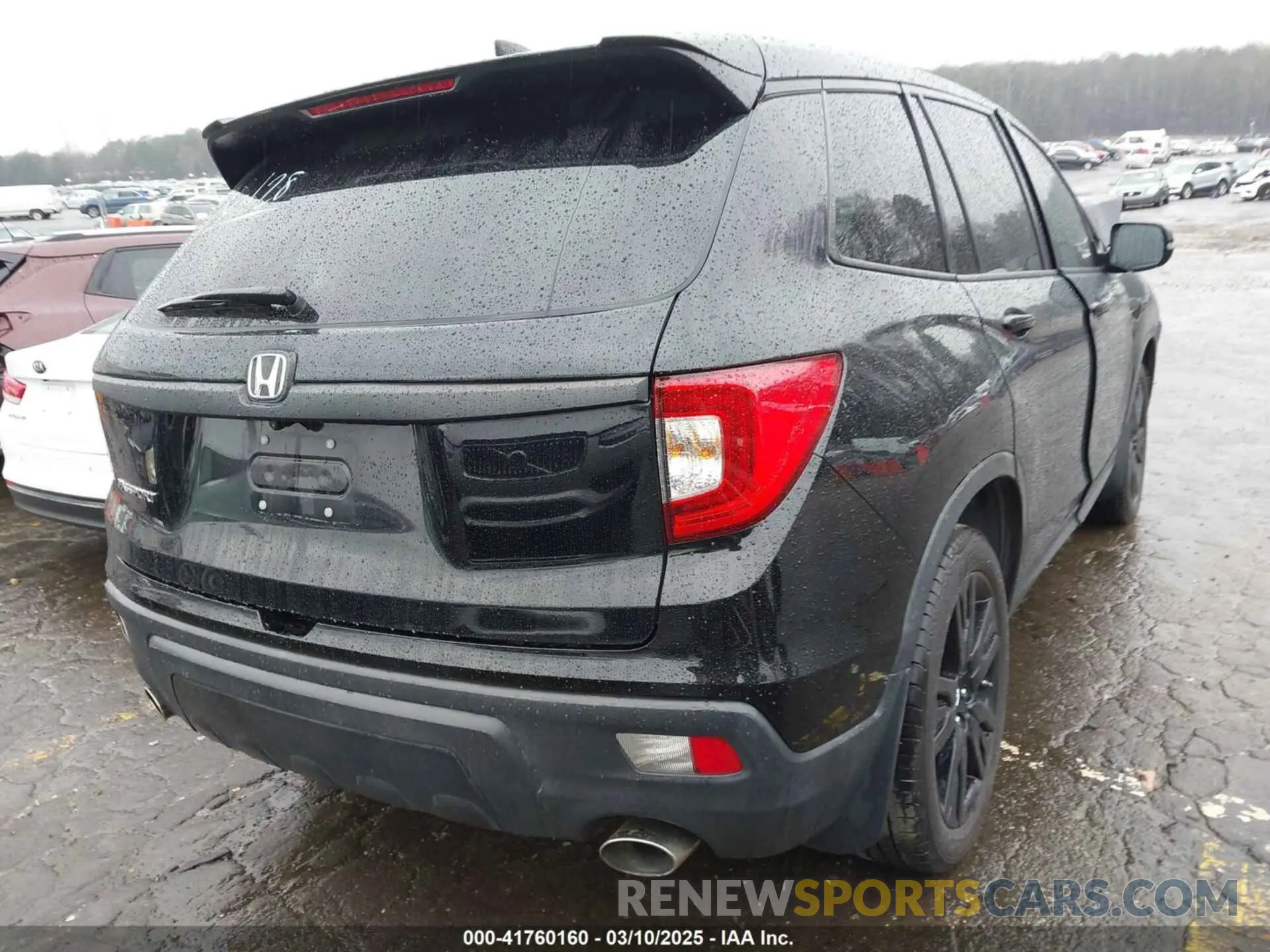 4 fotografías del automóvil dañado 5FNYF7H5XLB006128 HONDA PASSPORT 2020