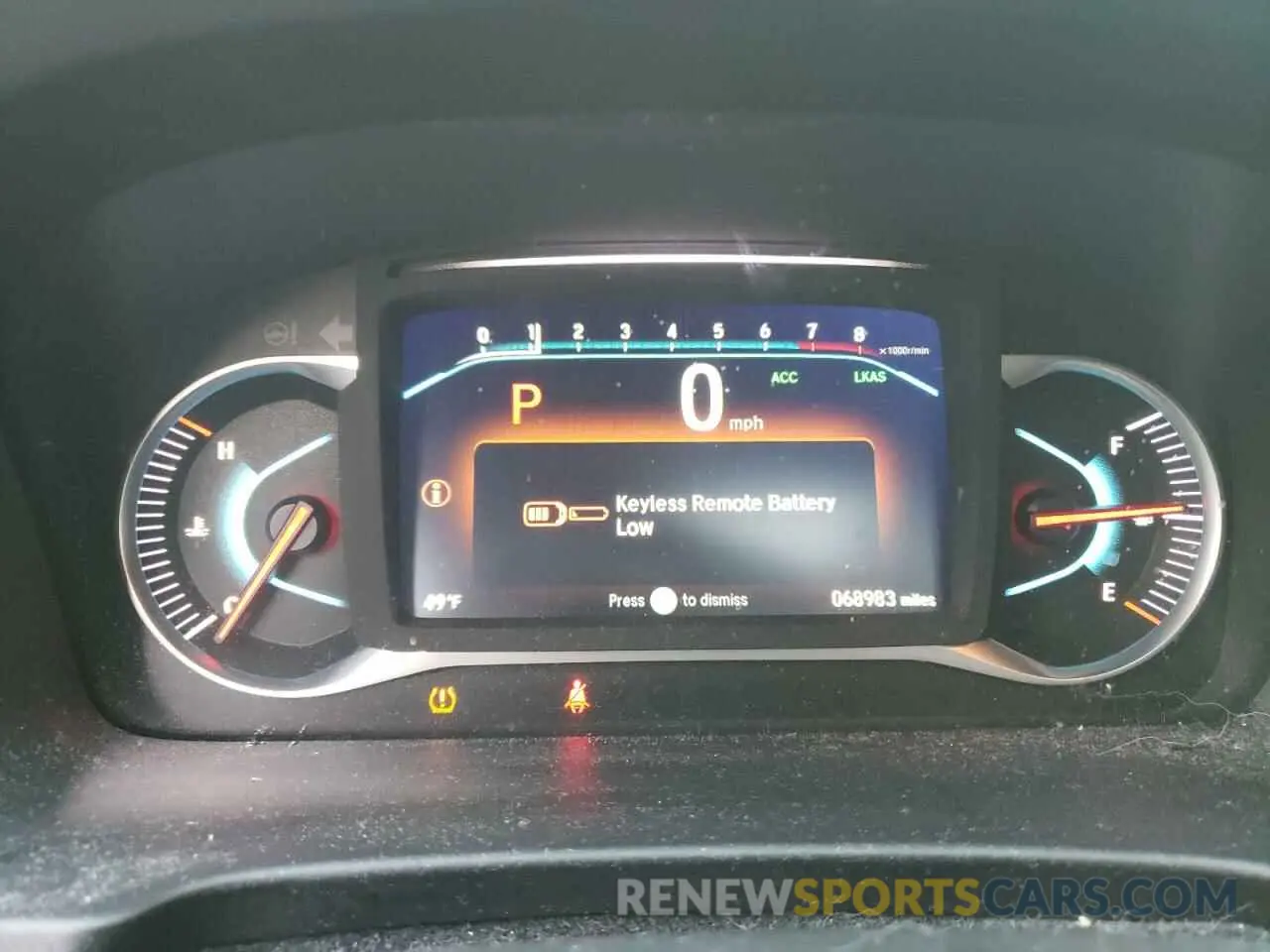 9 fotografías del automóvil dañado 5FNYF7H93LB005261 HONDA PASSPORT 2020