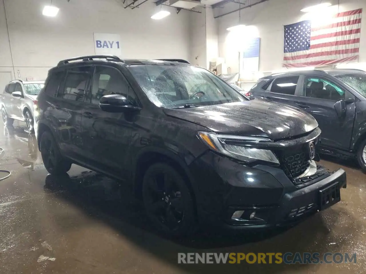 4 fotografías del automóvil dañado 5FNYF8H04LB004868 HONDA PASSPORT 2020