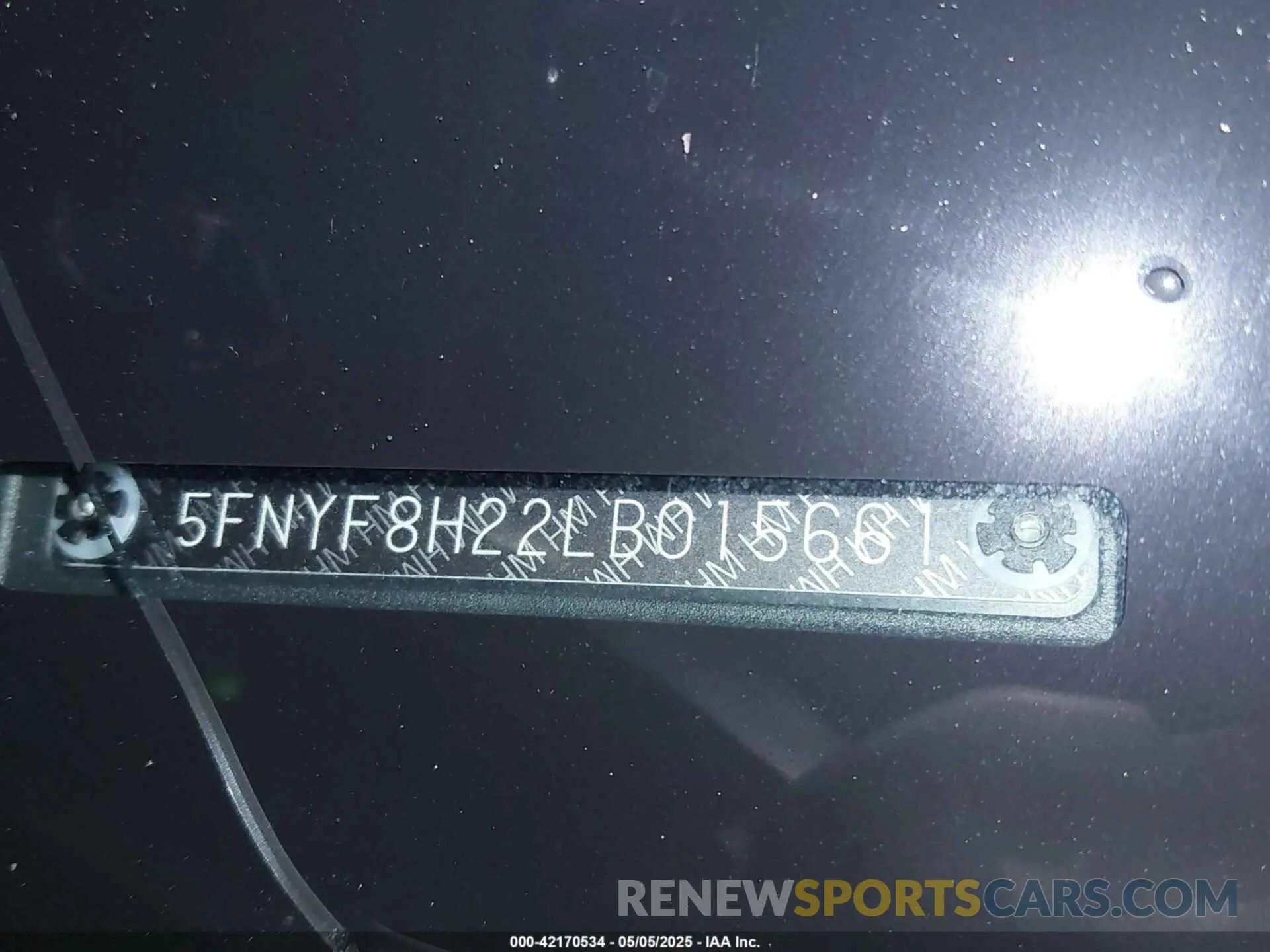 19 fotografías del automóvil dañado 5FNYF8H22LB015661 HONDA PASSPORT 2020