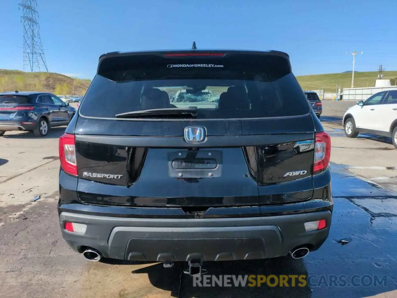 6 fotografías del automóvil dañado 5FNYF8H54LB012271 HONDA PASSPORT 2020