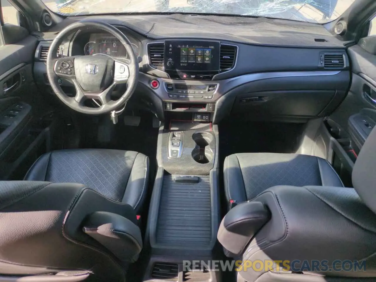 8 fotografías del automóvil dañado 5FNYF8H54LB012271 HONDA PASSPORT 2020
