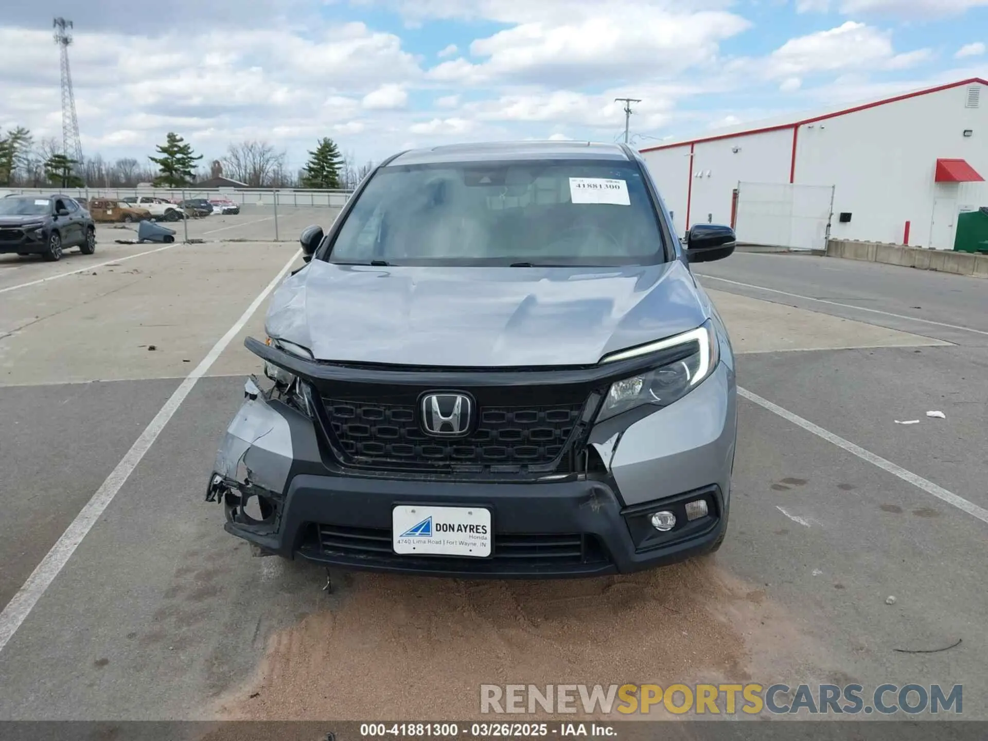 12 fotografías del automóvil dañado 5FNYF8H55LB005023 HONDA PASSPORT 2020