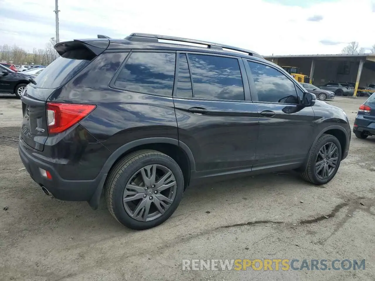 3 fotografías del automóvil dañado 5FNYF8H59LB007566 HONDA PASSPORT 2020