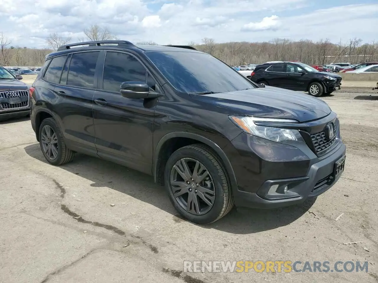 4 fotografías del automóvil dañado 5FNYF8H59LB007566 HONDA PASSPORT 2020