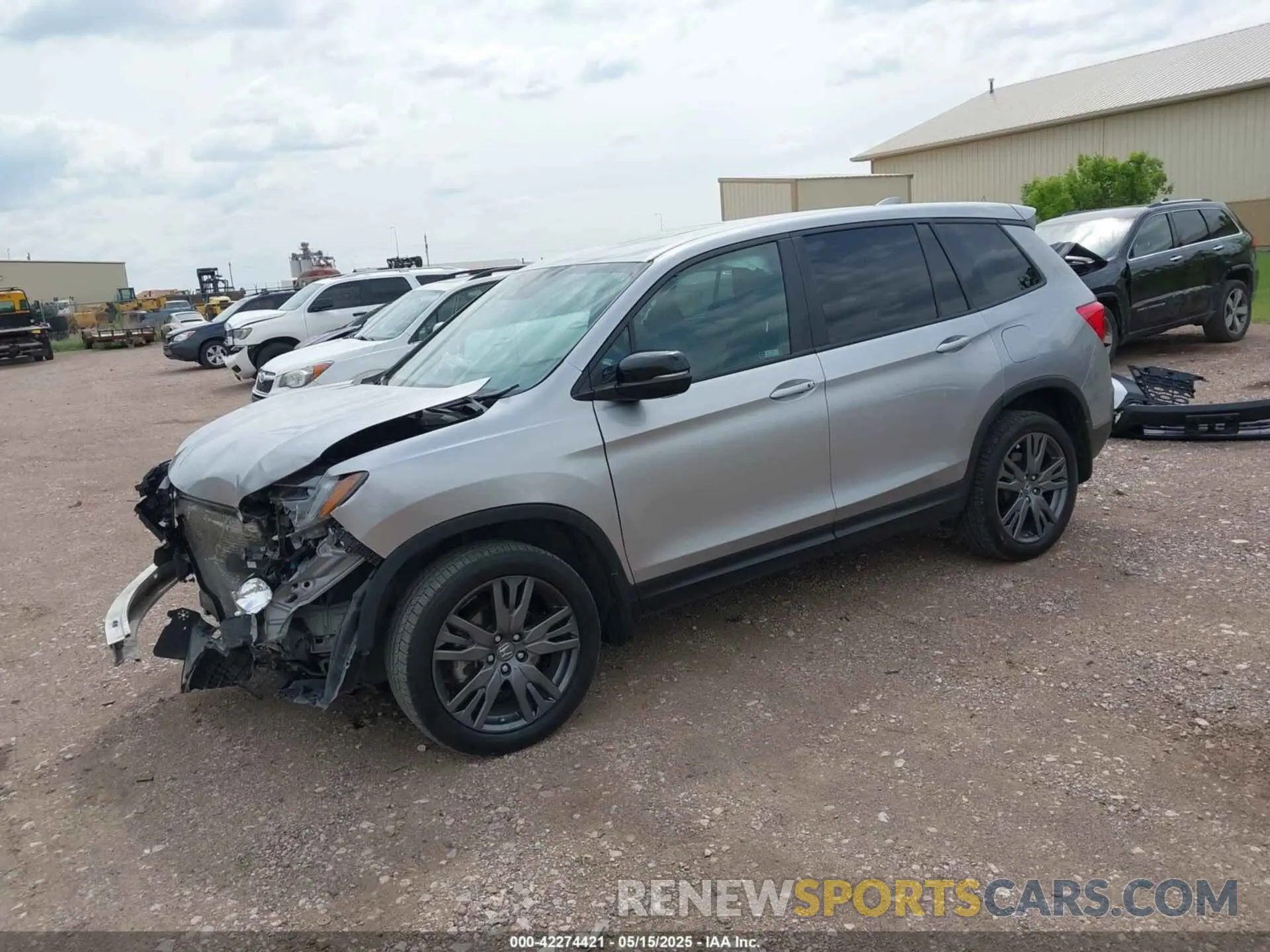 2 fotografías del automóvil dañado 5FNYF8H59LB014260 HONDA PASSPORT 2020
