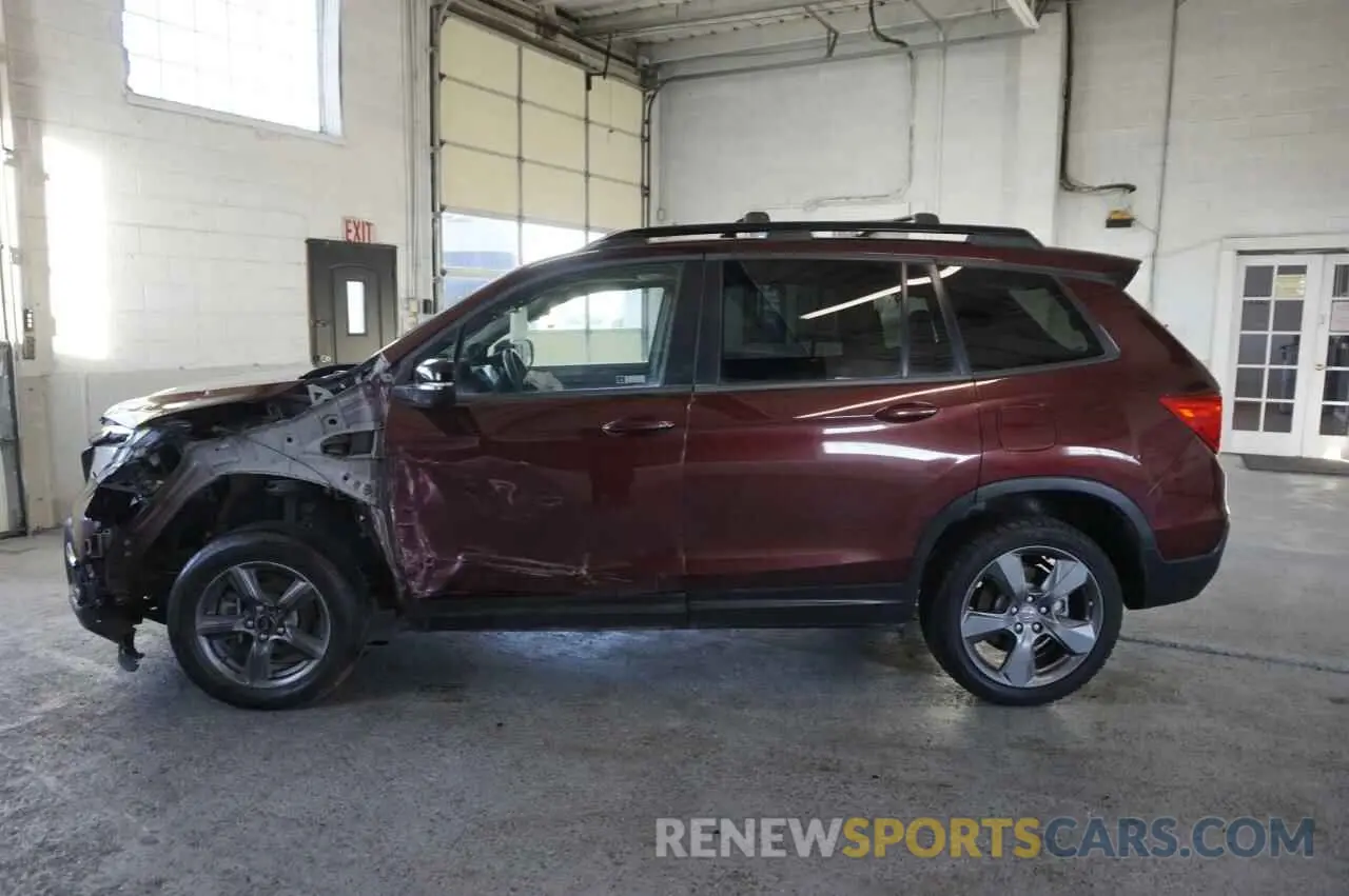 4 fotografías del automóvil dañado 5FNYF8H9XLB002041 HONDA PASSPORT 2020