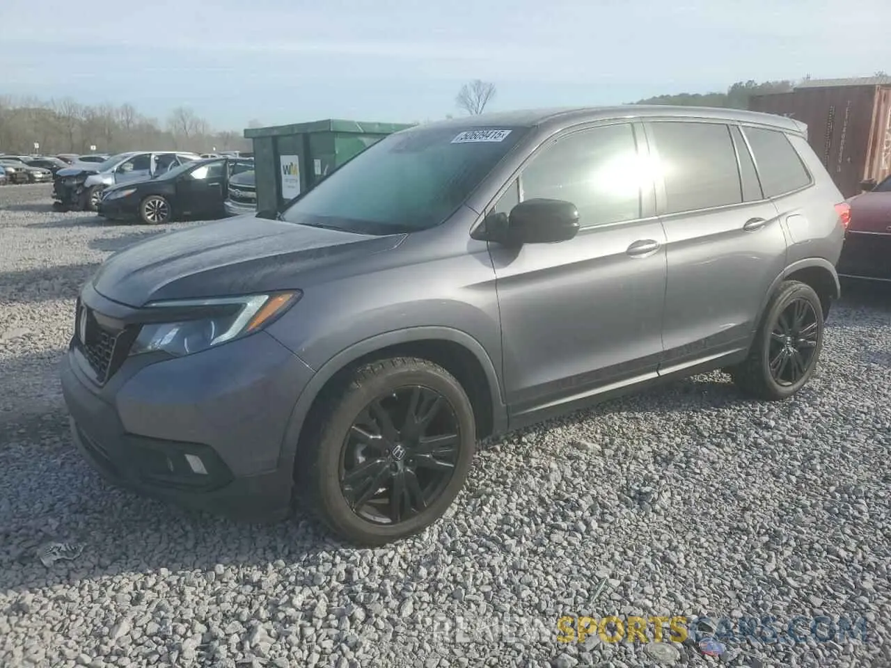 1 fotografías del automóvil dañado 5FNYF7H24MB014703 HONDA PASSPORT 2021