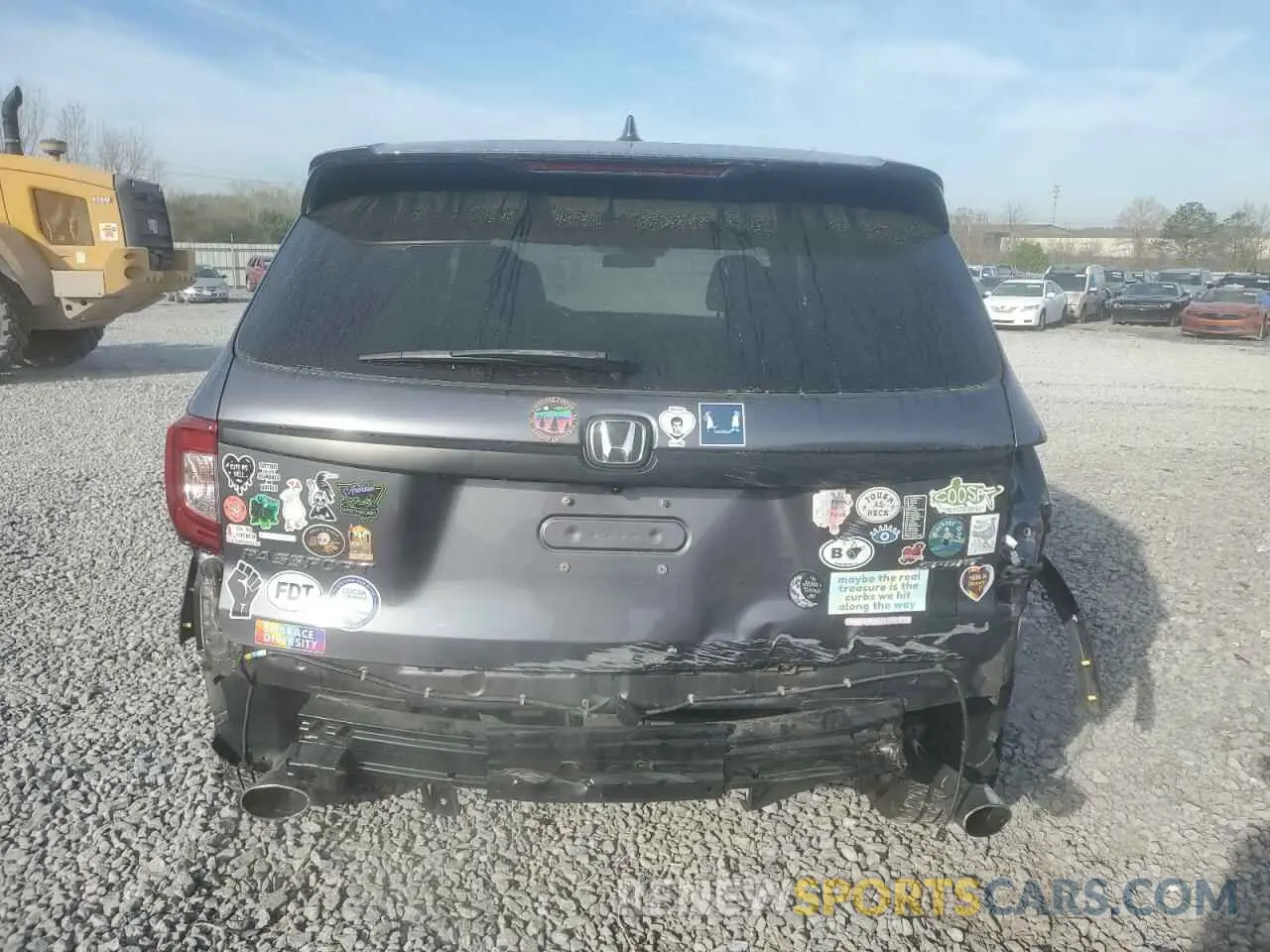 6 fotografías del automóvil dañado 5FNYF7H24MB014703 HONDA PASSPORT 2021