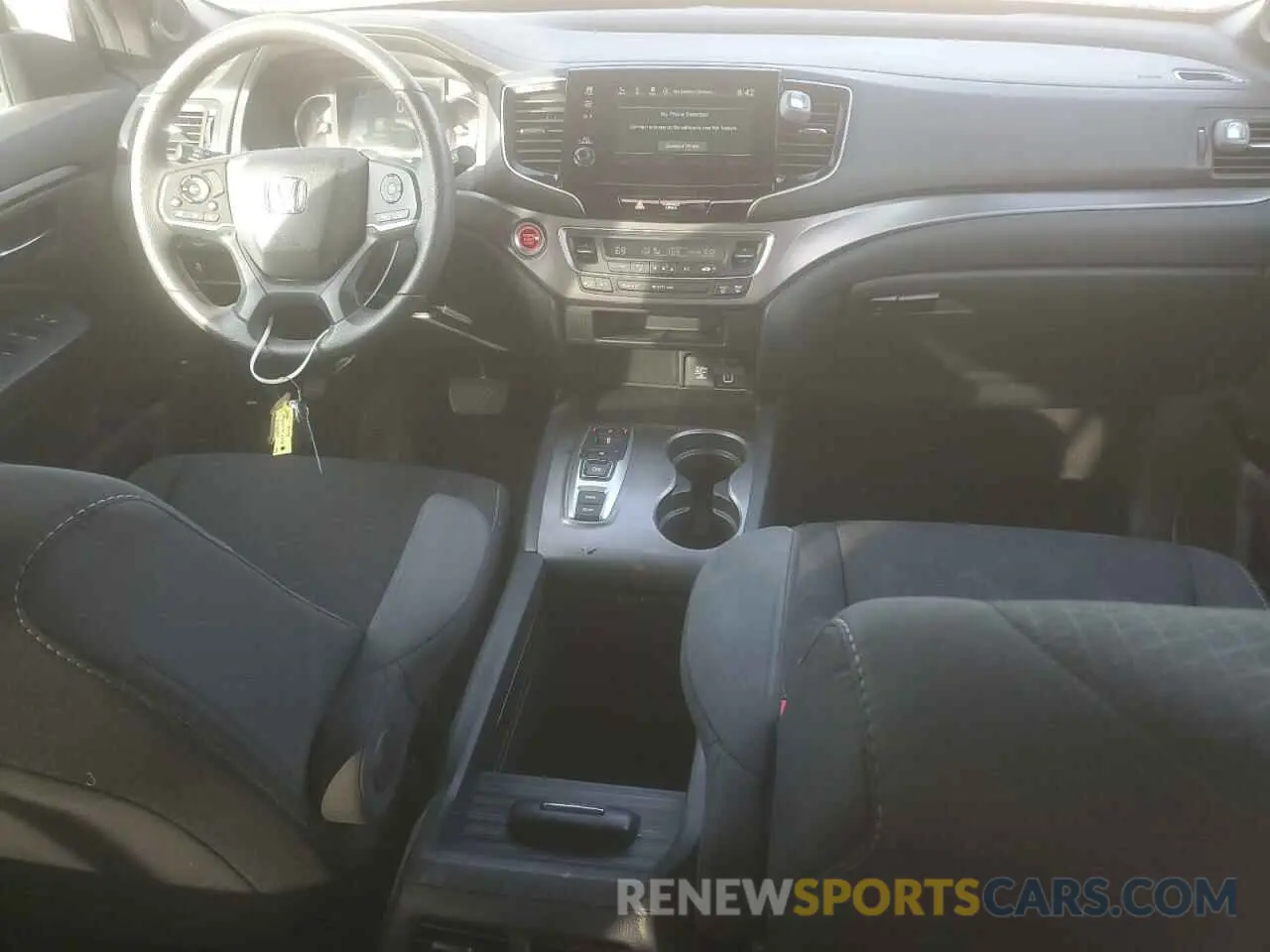 8 fotografías del automóvil dañado 5FNYF7H24MB014703 HONDA PASSPORT 2021