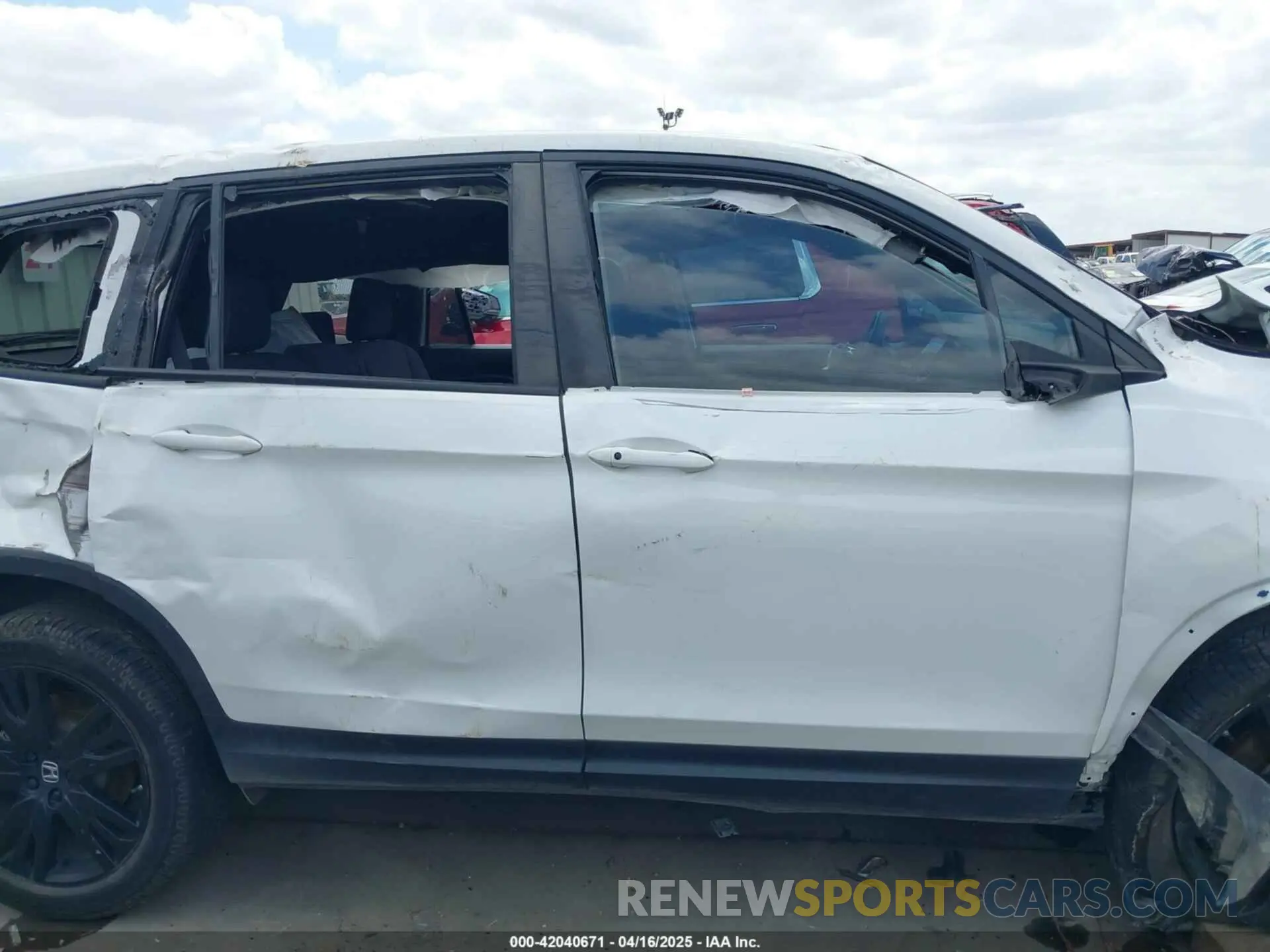 14 fotografías del automóvil dañado 5FNYF7H27MB015442 HONDA PASSPORT 2021