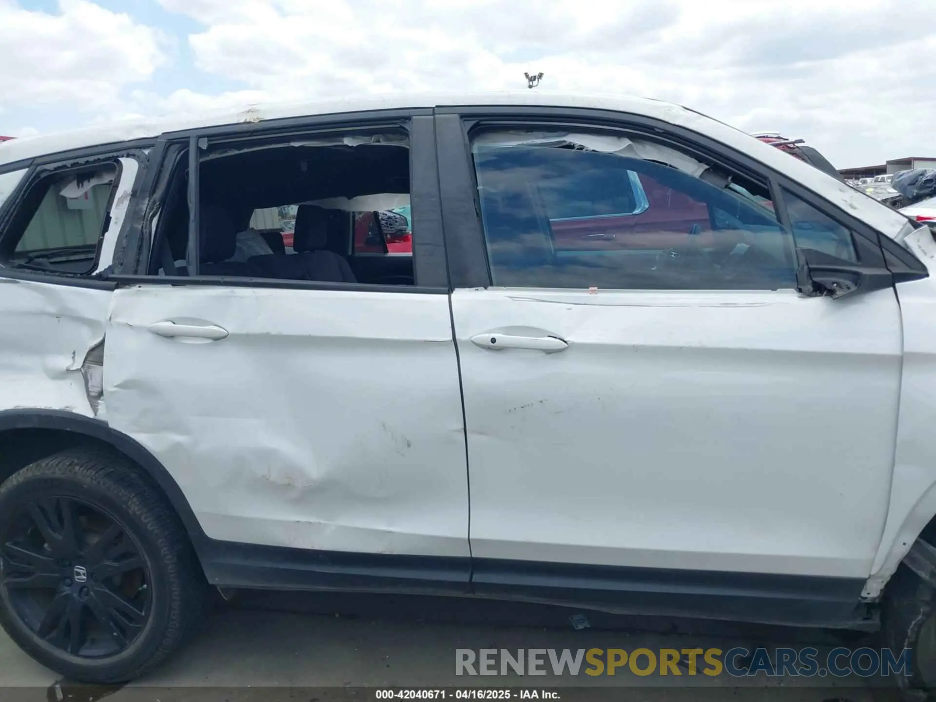 15 fotografías del automóvil dañado 5FNYF7H27MB015442 HONDA PASSPORT 2021