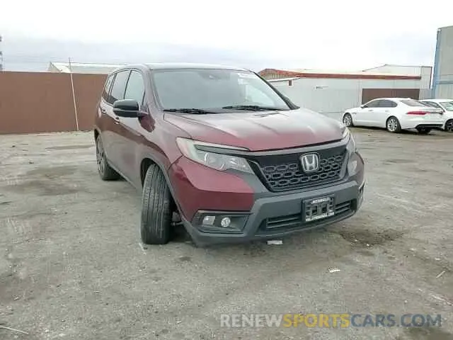 12 fotografías del automóvil dañado 5FNYF7H52MB005850 HONDA PASSPORT 2021