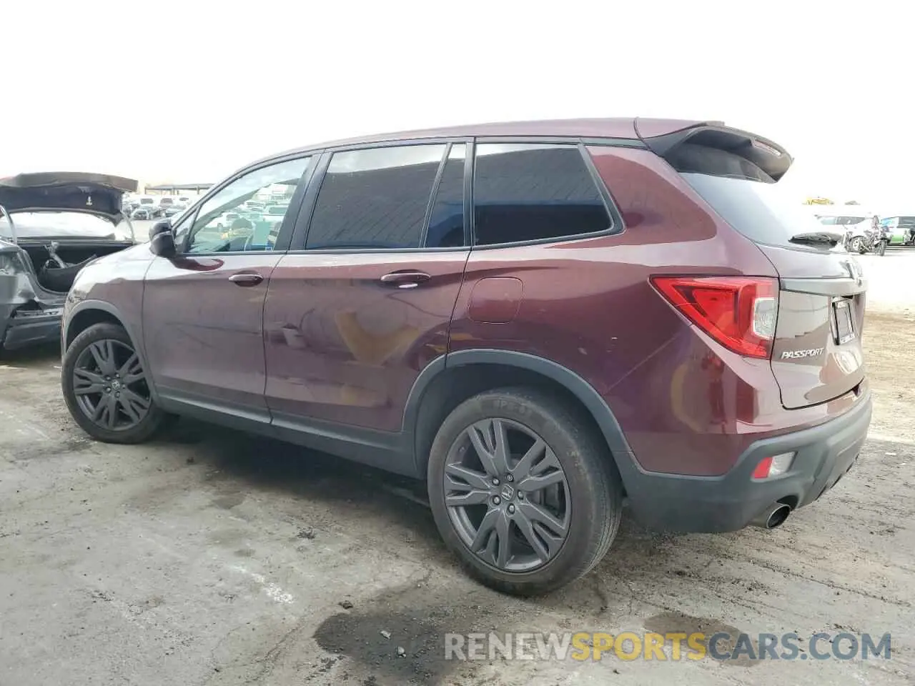2 fotografías del automóvil dañado 5FNYF7H52MB005850 HONDA PASSPORT 2021