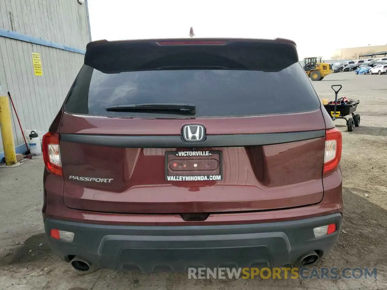 6 fotografías del automóvil dañado 5FNYF7H52MB005850 HONDA PASSPORT 2021