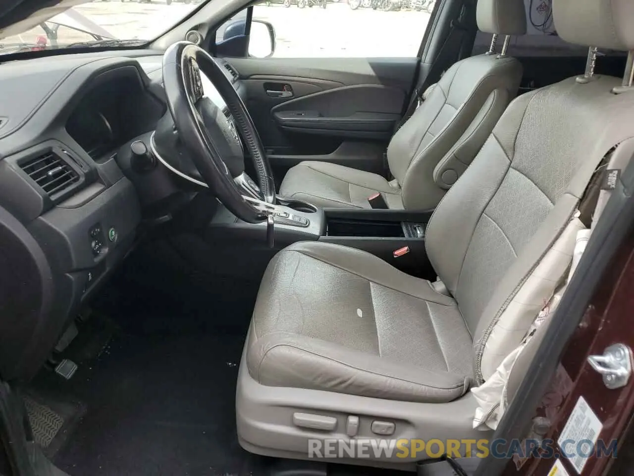 7 fotografías del automóvil dañado 5FNYF7H52MB005850 HONDA PASSPORT 2021