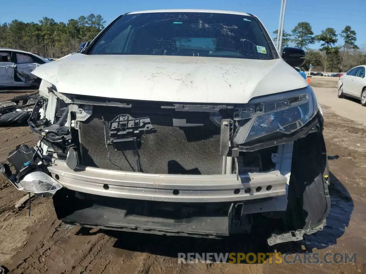 5 fotografías del automóvil dañado 5FNYF7H53MB010829 HONDA PASSPORT 2021