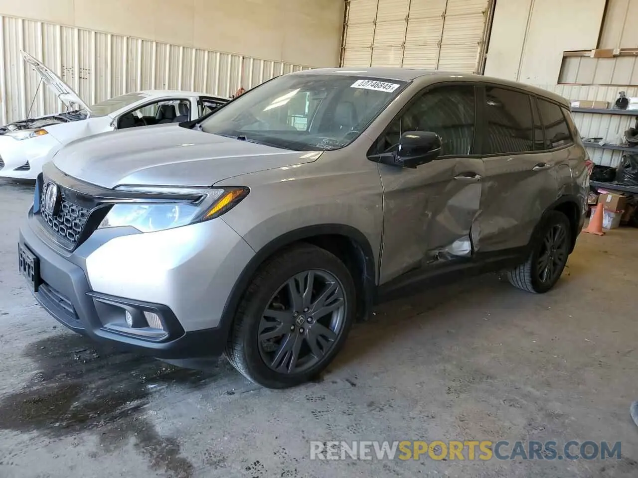1 fotografías del automóvil dañado 5FNYF7H54MB008281 HONDA PASSPORT 2021