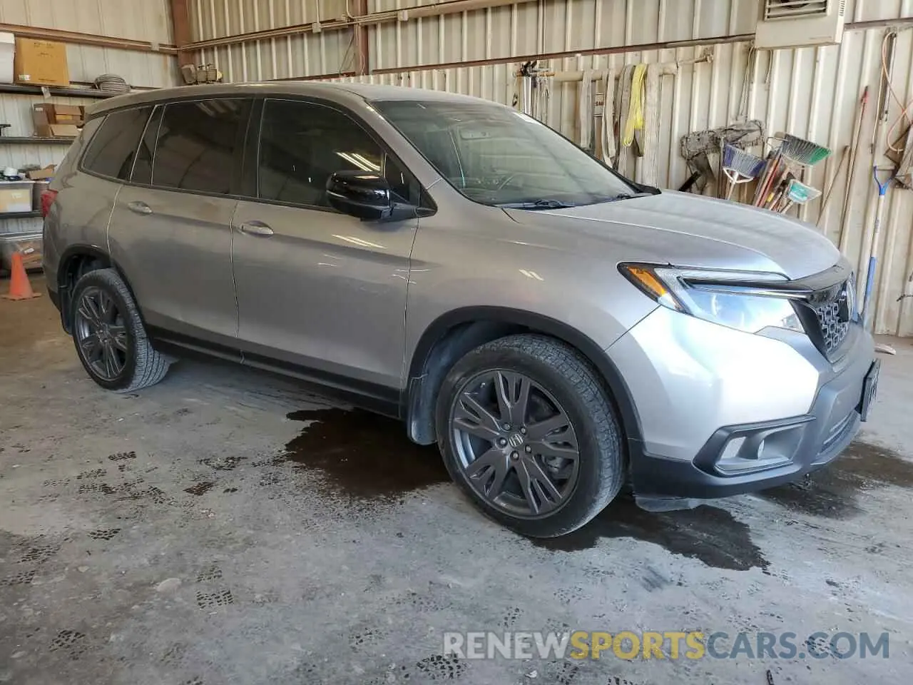 4 fotografías del automóvil dañado 5FNYF7H54MB008281 HONDA PASSPORT 2021