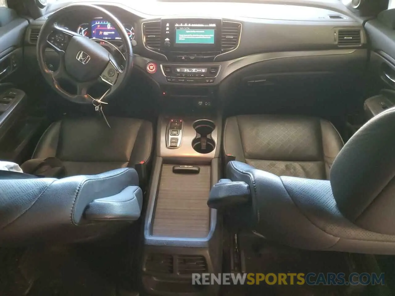 8 fotografías del automóvil dañado 5FNYF7H54MB008281 HONDA PASSPORT 2021
