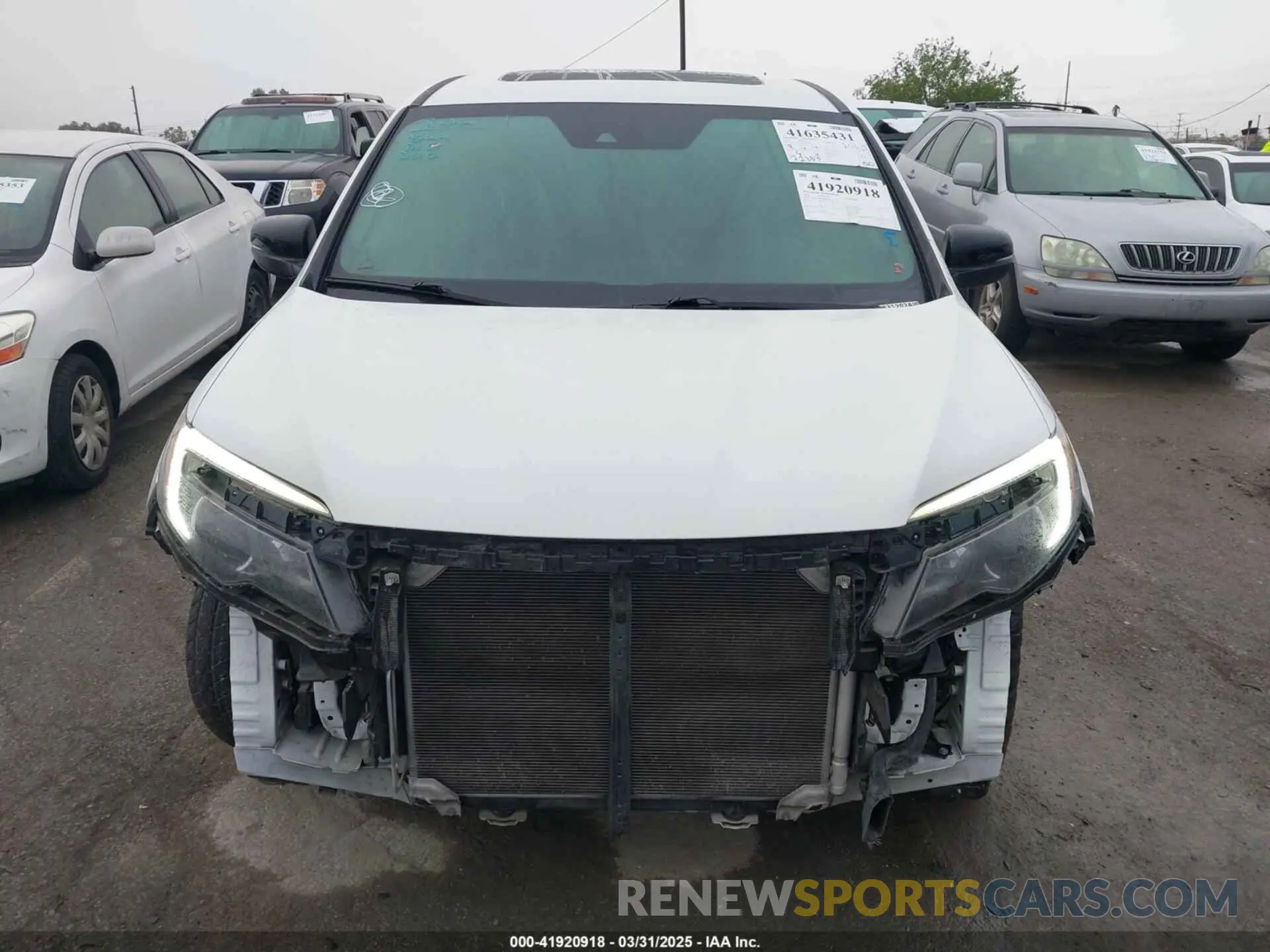 13 fotografías del automóvil dañado 5FNYF7H58MB008459 HONDA PASSPORT 2021