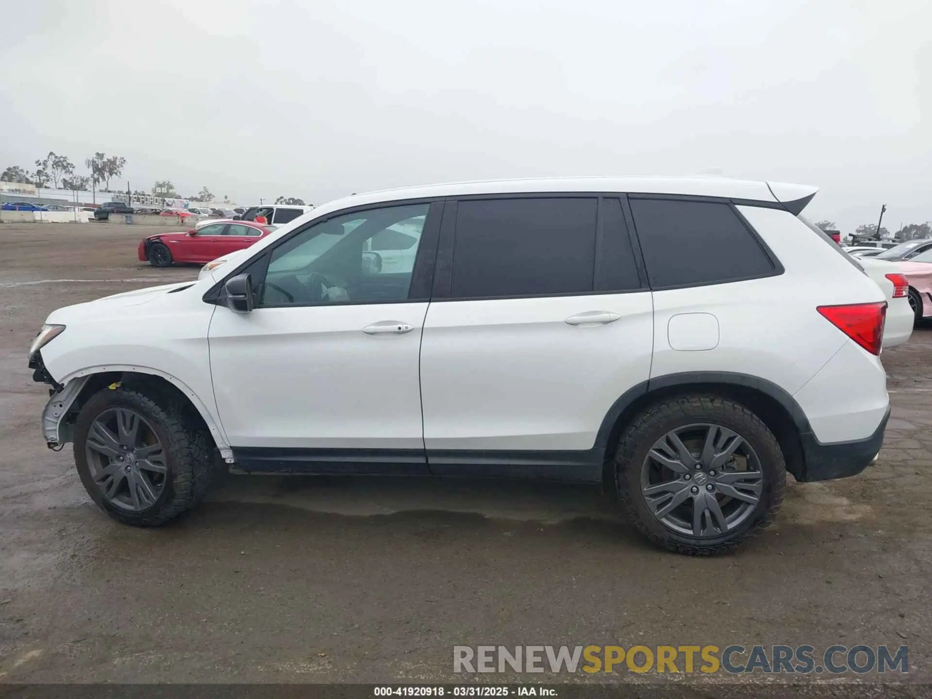15 fotografías del automóvil dañado 5FNYF7H58MB008459 HONDA PASSPORT 2021