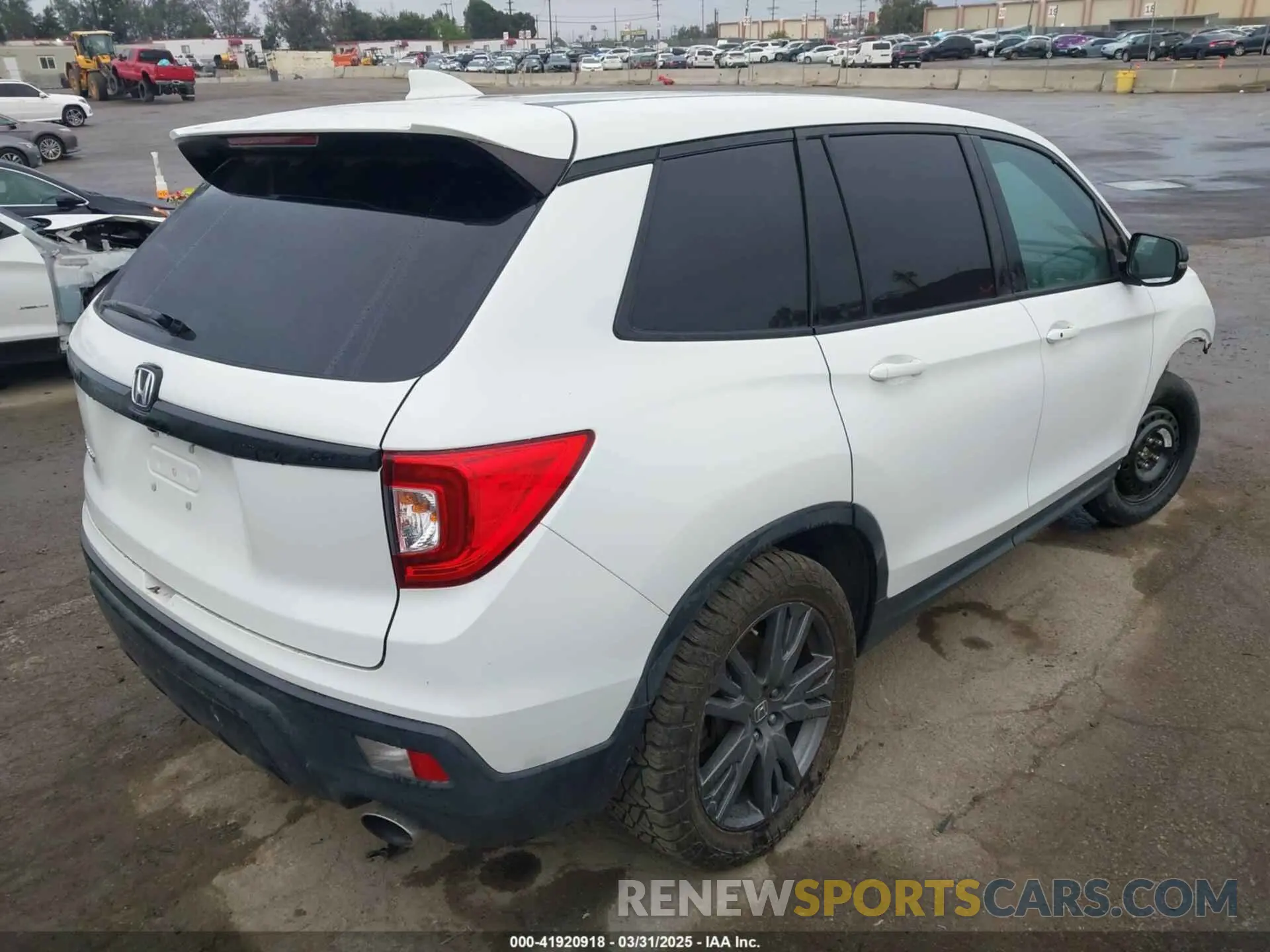 4 fotografías del automóvil dañado 5FNYF7H58MB008459 HONDA PASSPORT 2021