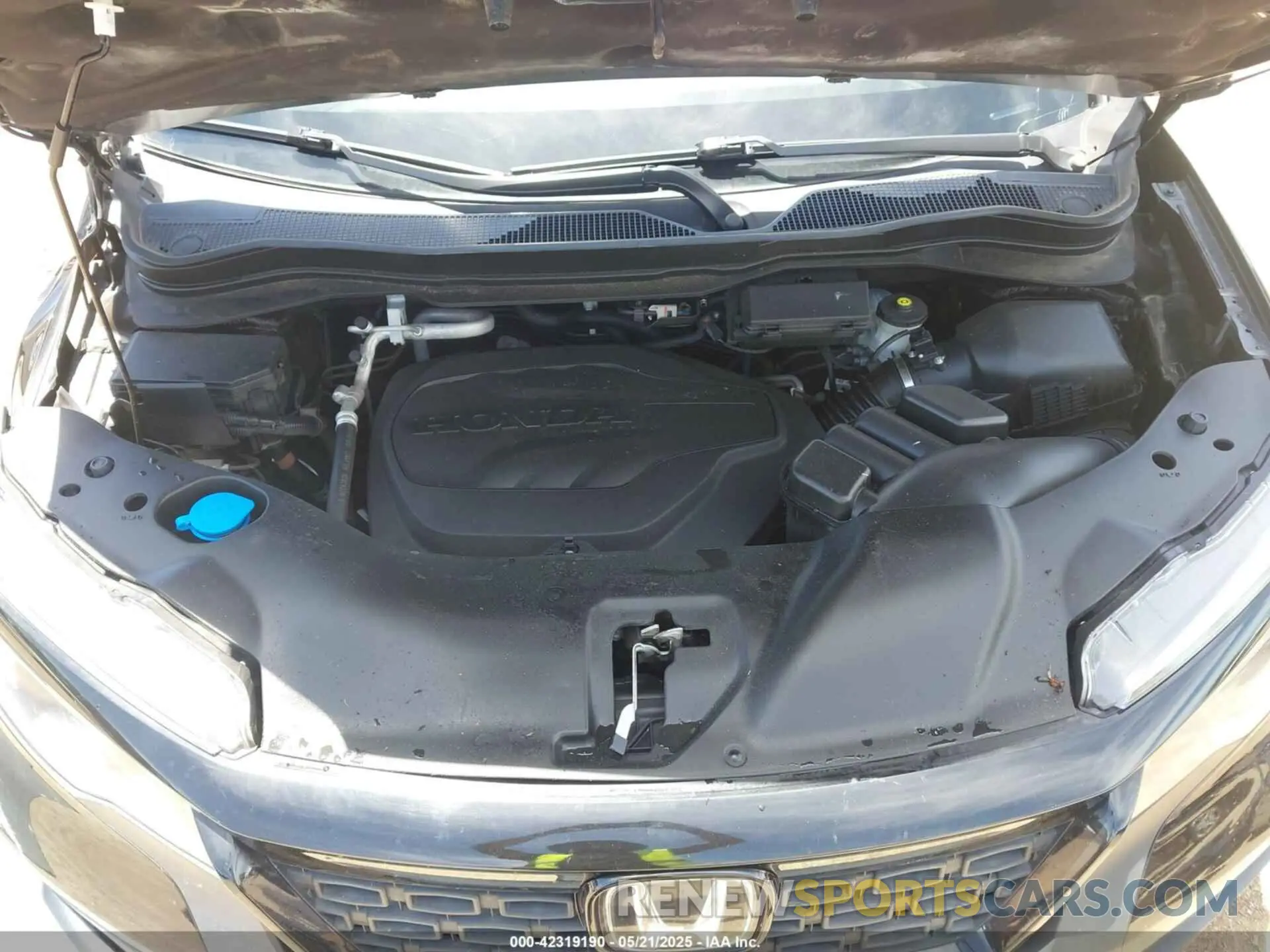 10 fotografías del automóvil dañado 5FNYF7H5XMB006986 HONDA PASSPORT 2021