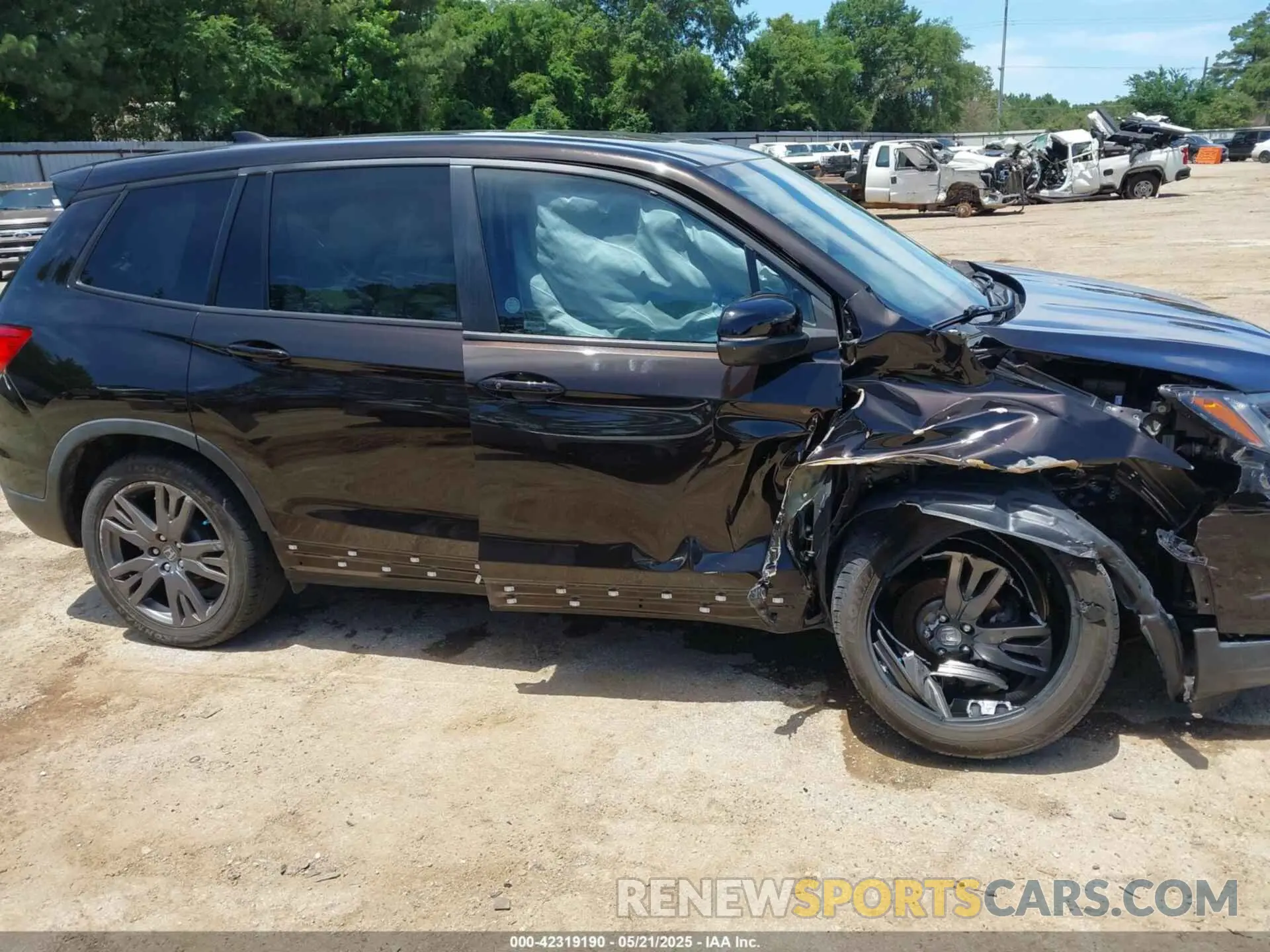 13 fotografías del automóvil dañado 5FNYF7H5XMB006986 HONDA PASSPORT 2021
