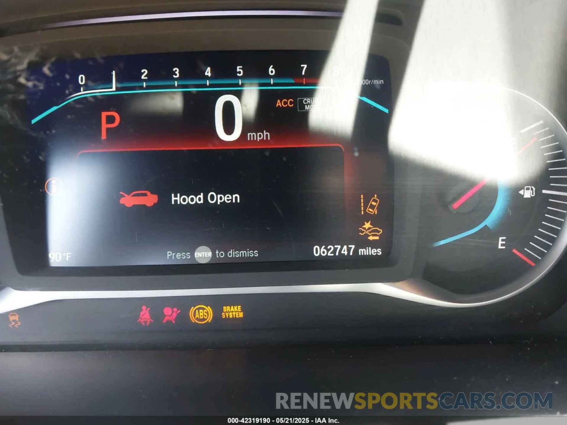 7 fotografías del automóvil dañado 5FNYF7H5XMB006986 HONDA PASSPORT 2021