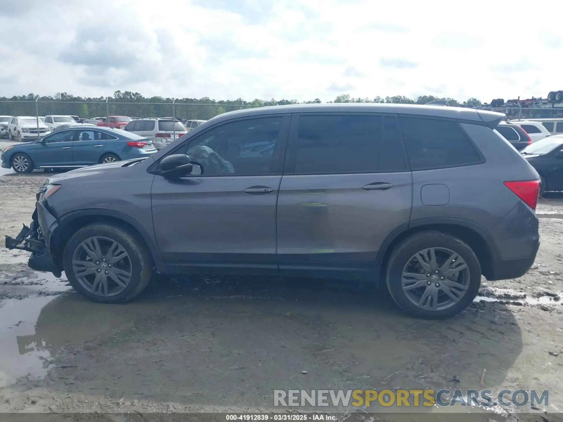 14 fotografías del automóvil dañado 5FNYF7H5XMB015350 HONDA PASSPORT 2021