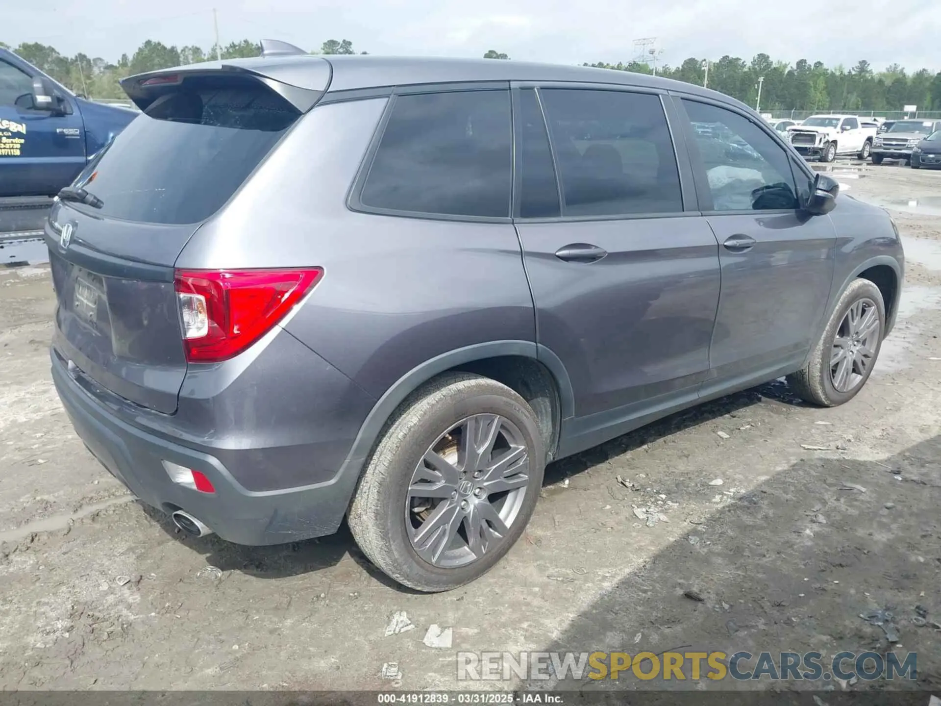 4 fotografías del automóvil dañado 5FNYF7H5XMB015350 HONDA PASSPORT 2021