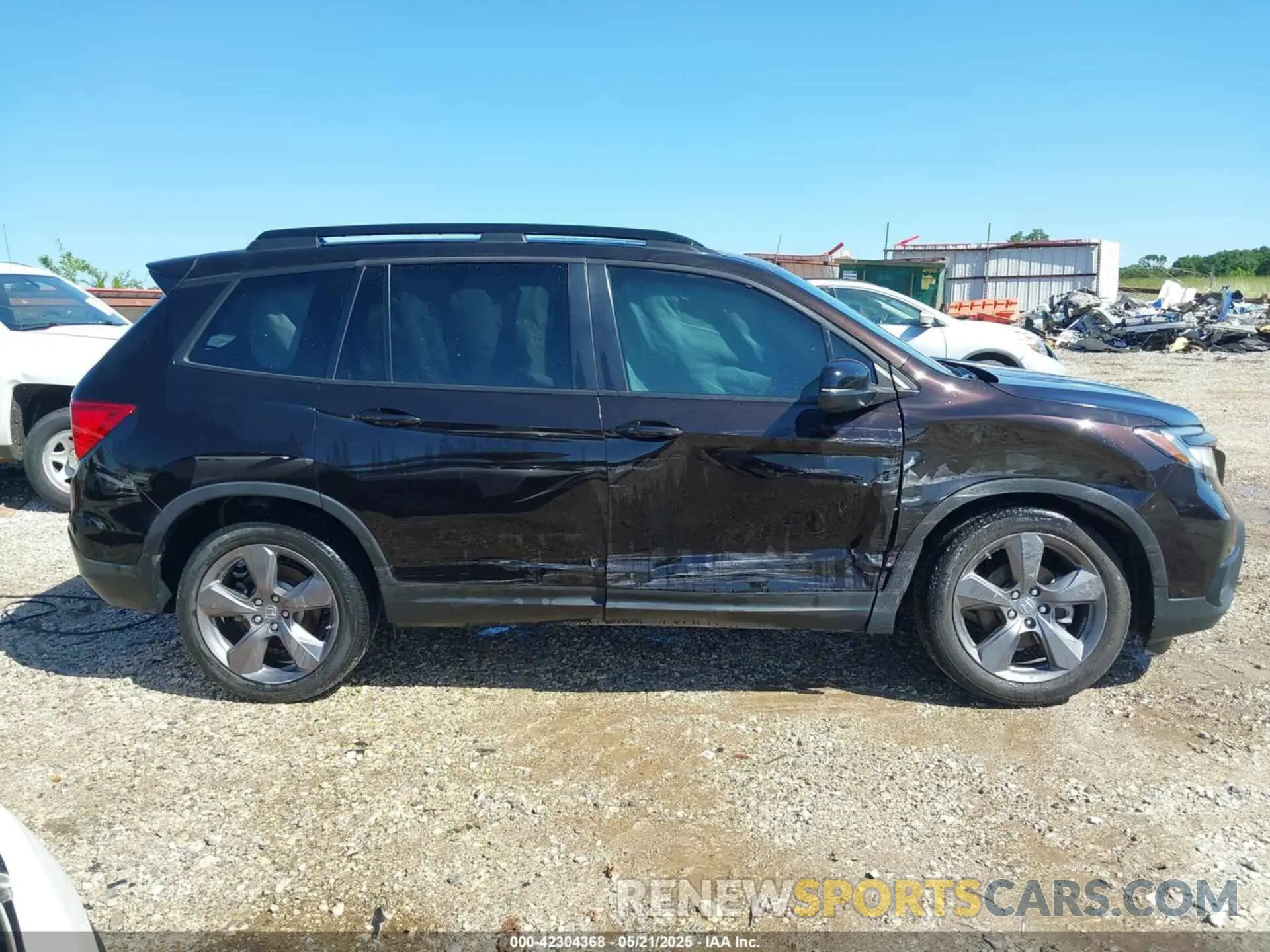 13 fotografías del automóvil dañado 5FNYF7H98MB007542 HONDA PASSPORT 2021