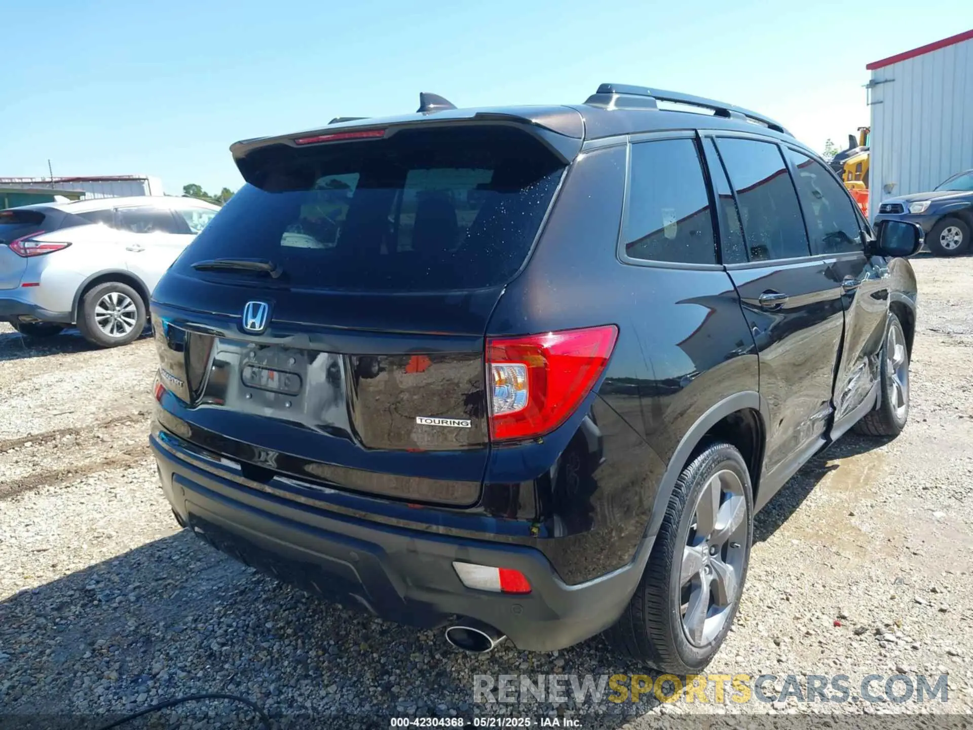 4 fotografías del automóvil dañado 5FNYF7H98MB007542 HONDA PASSPORT 2021