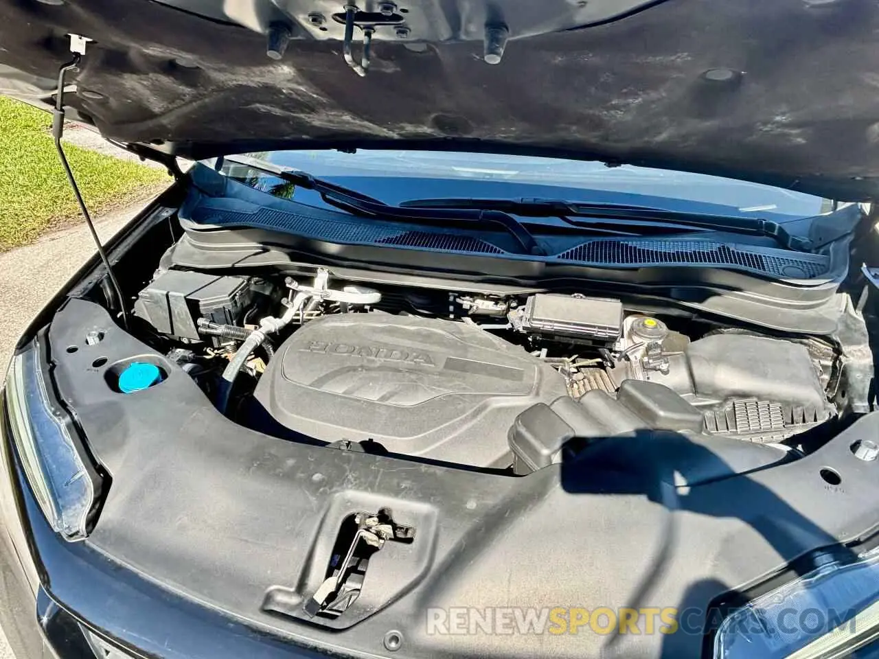7 fotografías del automóvil dañado 5FNYF8H01MB013559 HONDA PASSPORT 2021