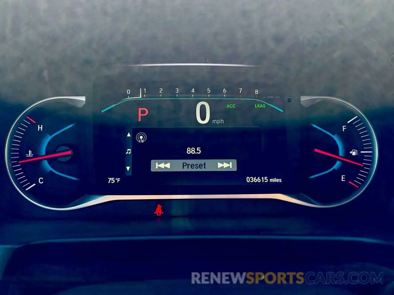8 fotografías del automóvil dañado 5FNYF8H01MB013559 HONDA PASSPORT 2021
