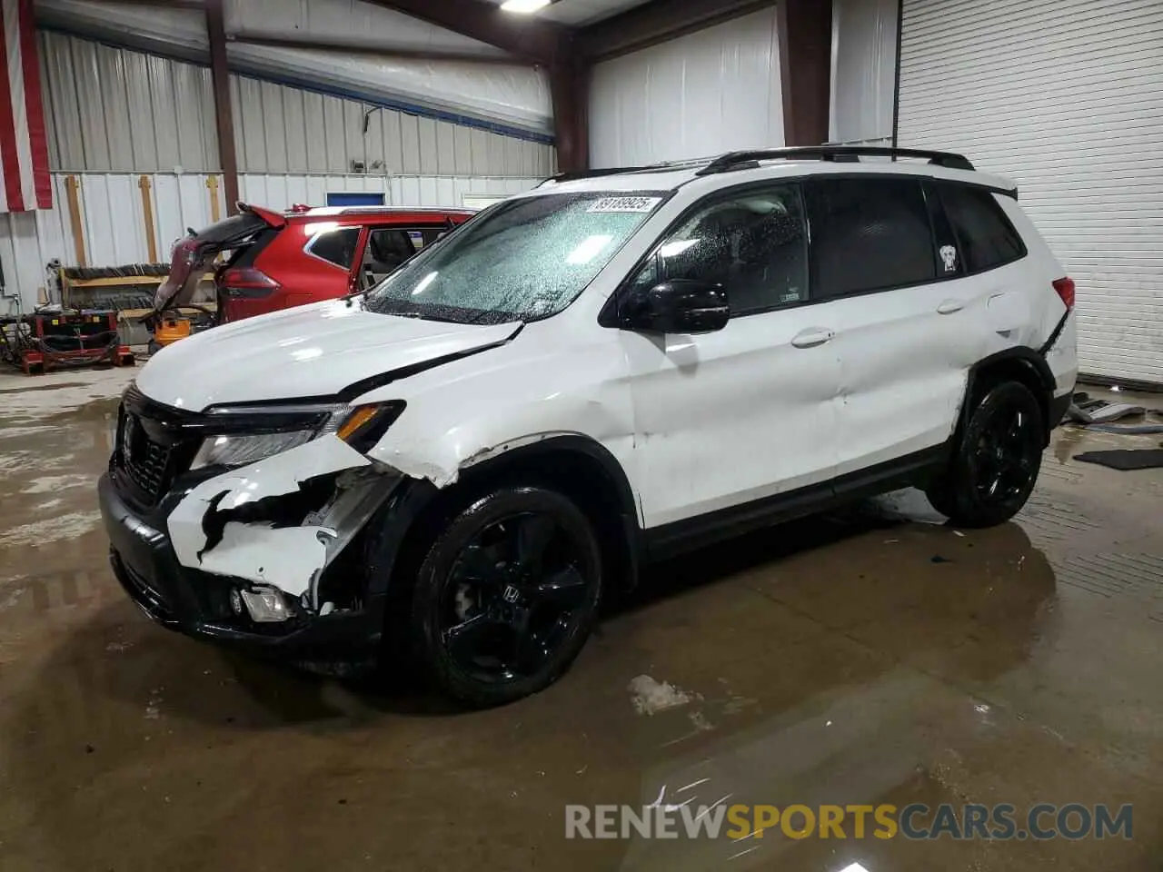 1 fotografías del automóvil dañado 5FNYF8H04MB007206 HONDA PASSPORT 2021