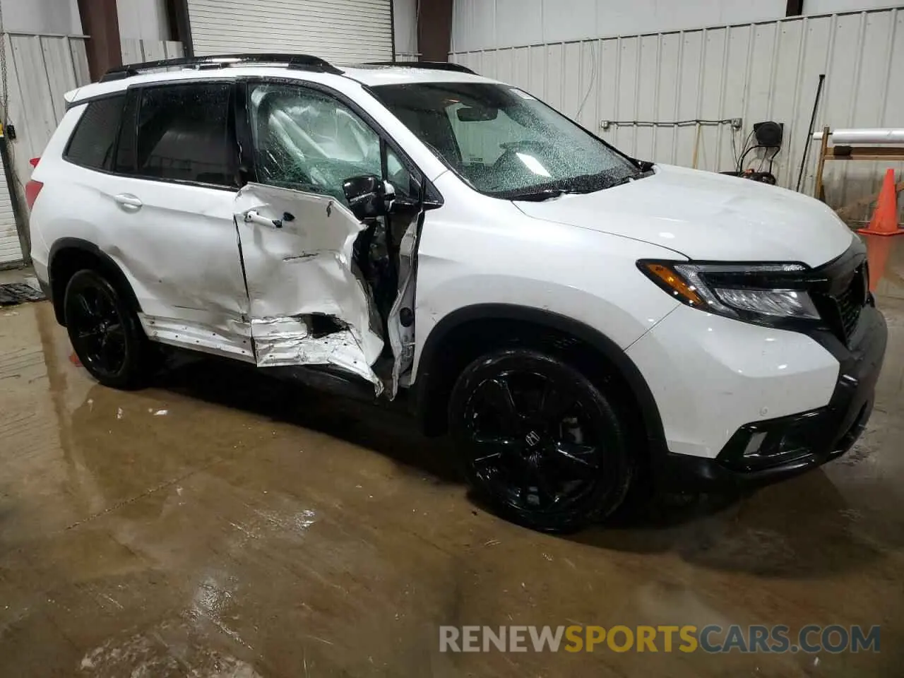 4 fotografías del automóvil dañado 5FNYF8H04MB007206 HONDA PASSPORT 2021