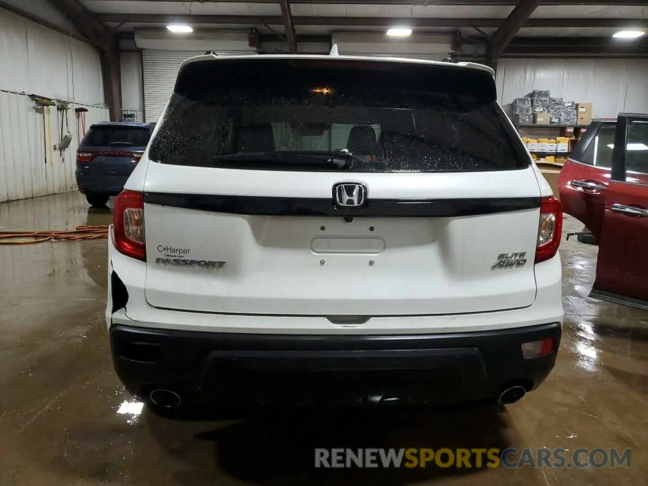 6 fotografías del automóvil dañado 5FNYF8H04MB007206 HONDA PASSPORT 2021