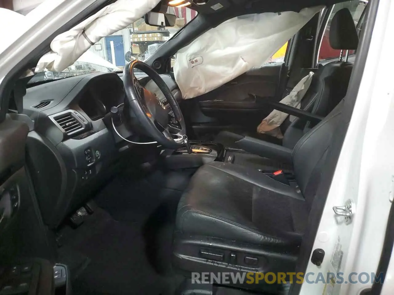7 fotografías del automóvil dañado 5FNYF8H04MB007206 HONDA PASSPORT 2021