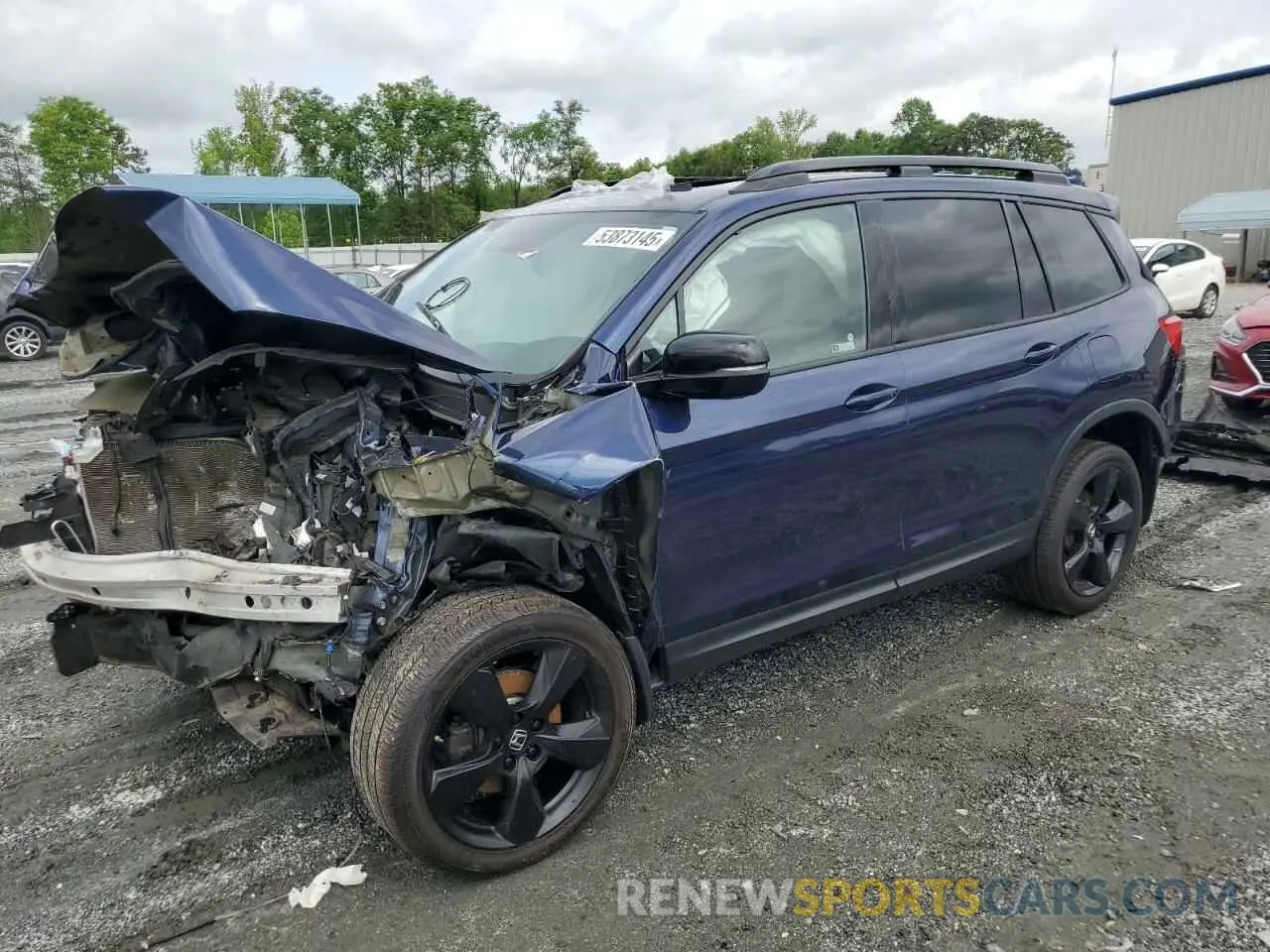 1 fotografías del automóvil dañado 5FNYF8H04MB023356 HONDA PASSPORT 2021