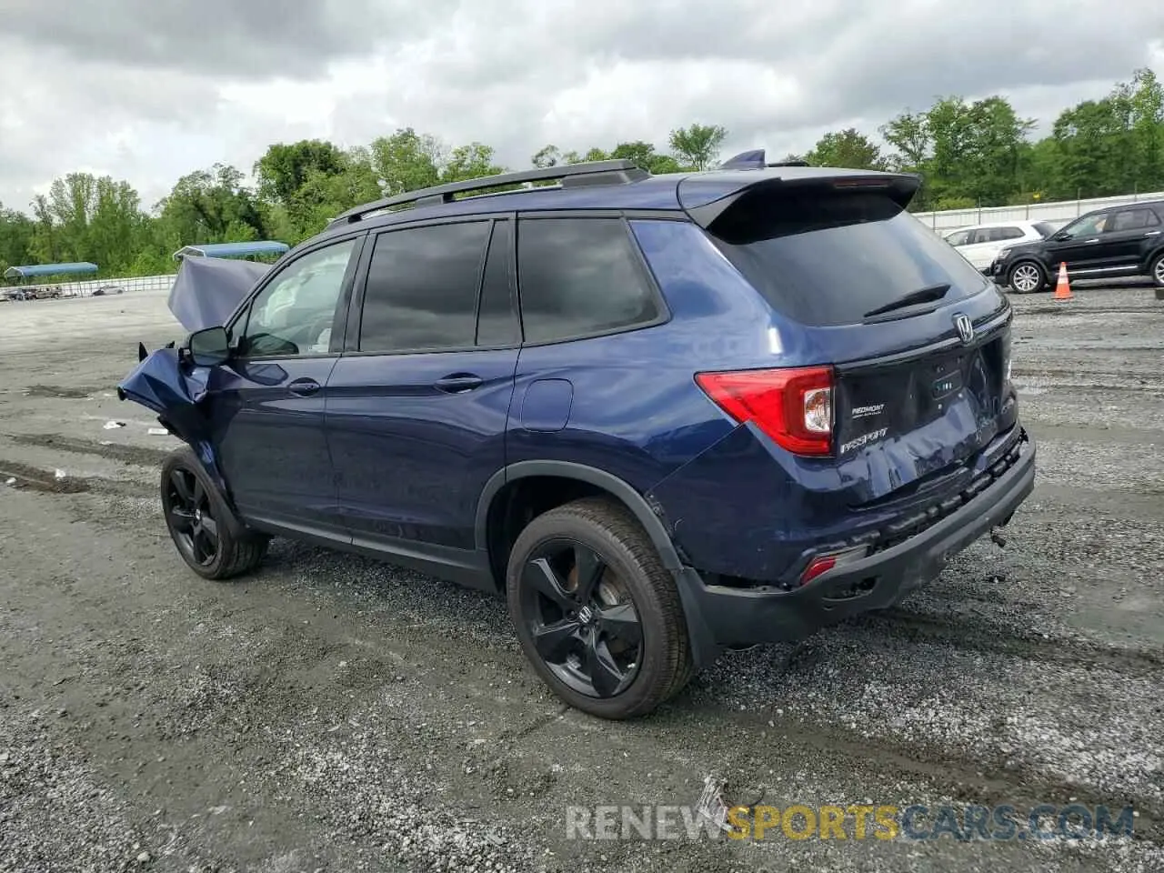 2 fotografías del automóvil dañado 5FNYF8H04MB023356 HONDA PASSPORT 2021