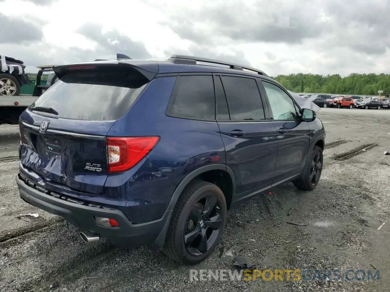 3 fotografías del automóvil dañado 5FNYF8H04MB023356 HONDA PASSPORT 2021