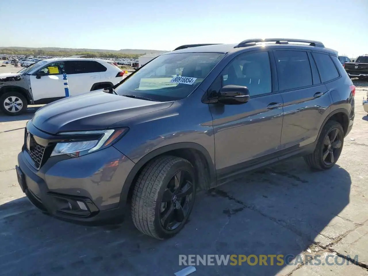1 fotografías del automóvil dañado 5FNYF8H04MB034700 HONDA PASSPORT 2021