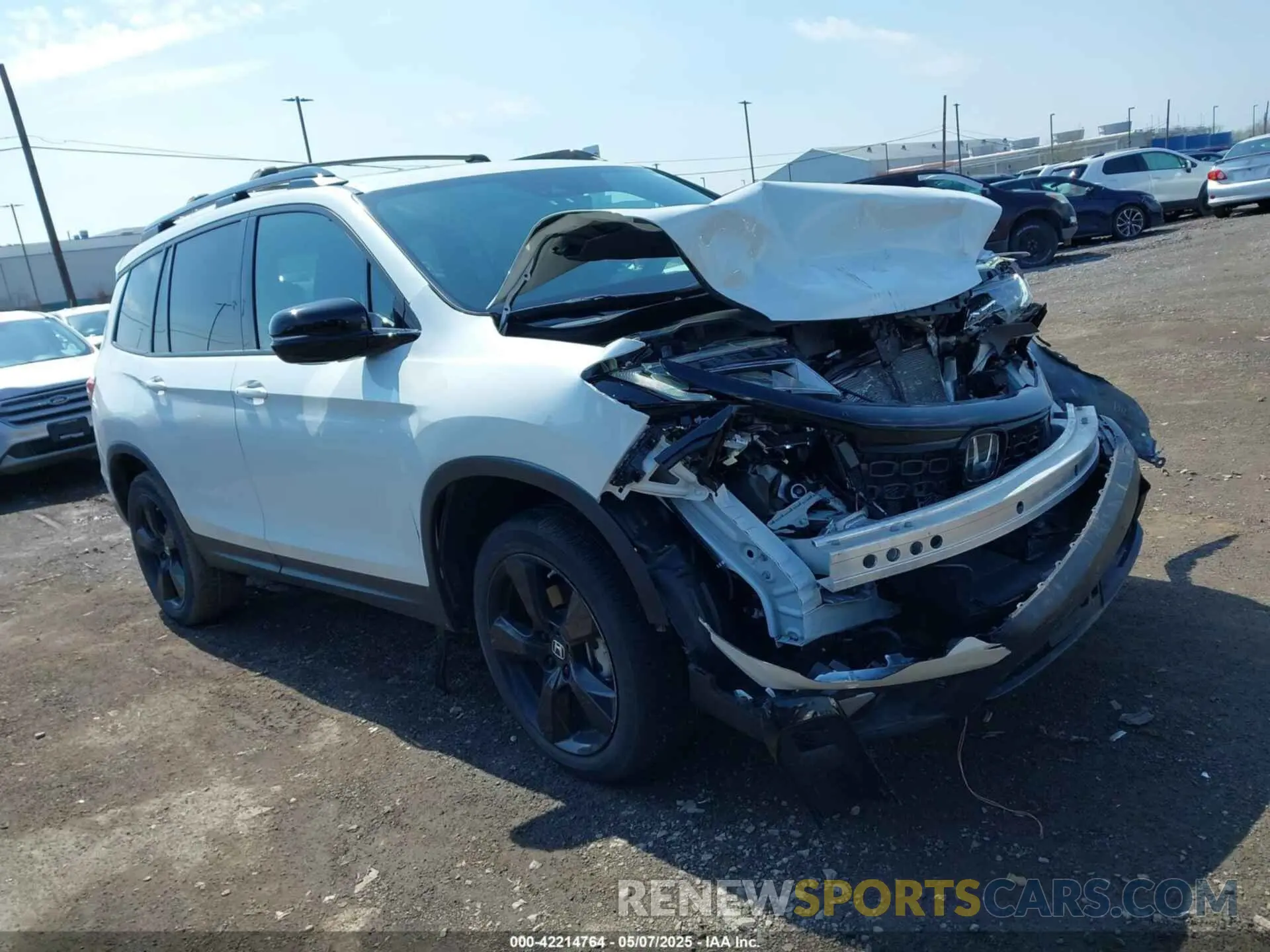 1 fotografías del automóvil dañado 5FNYF8H08MB028138 HONDA PASSPORT 2021