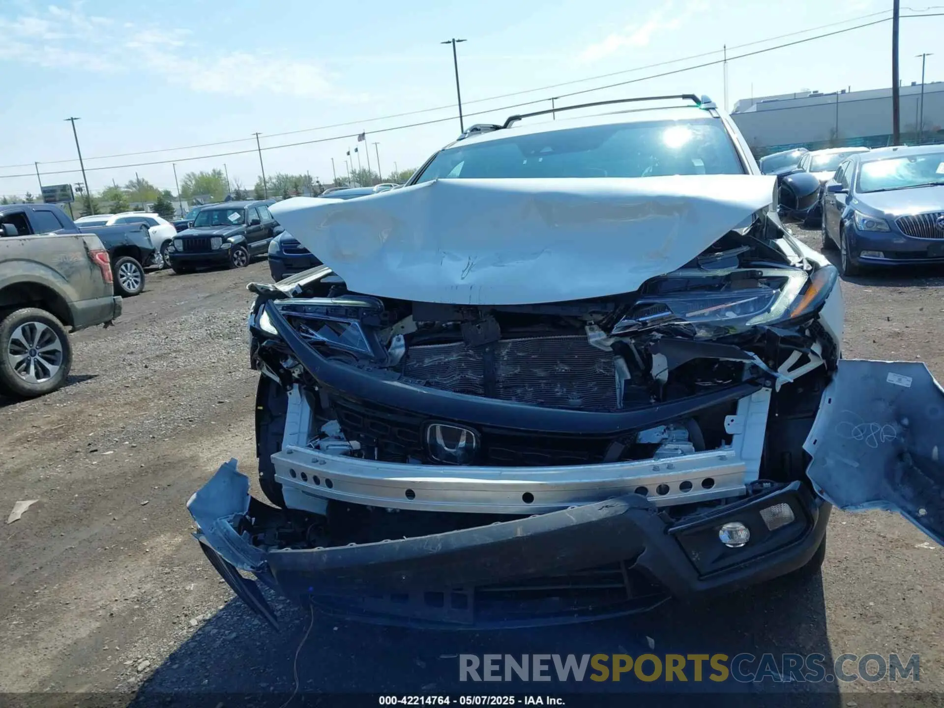 12 fotografías del automóvil dañado 5FNYF8H08MB028138 HONDA PASSPORT 2021