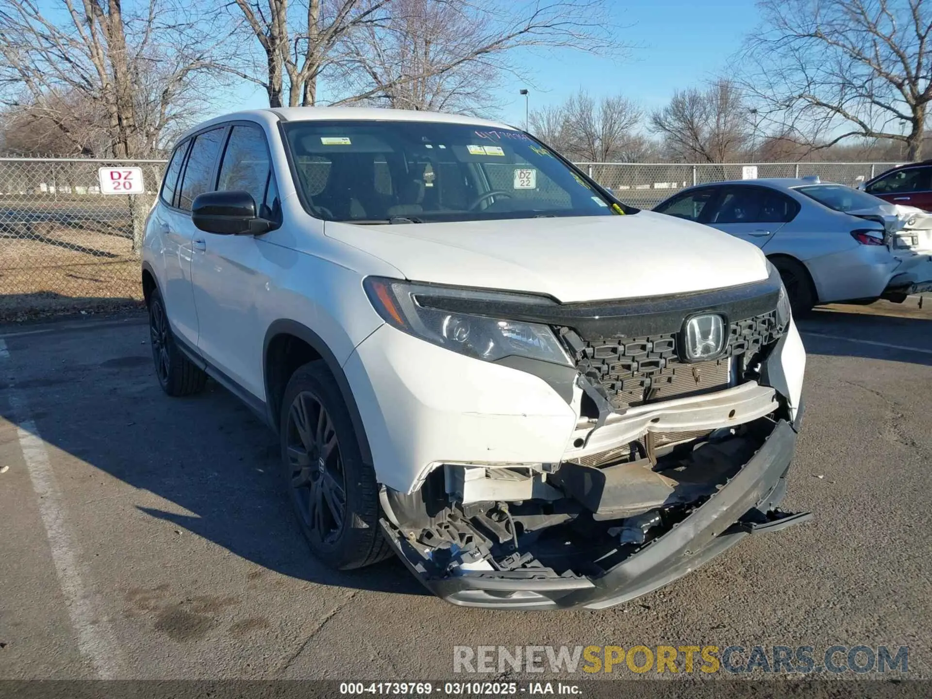 1 fotografías del automóvil dañado 5FNYF8H21MB031674 HONDA PASSPORT 2021