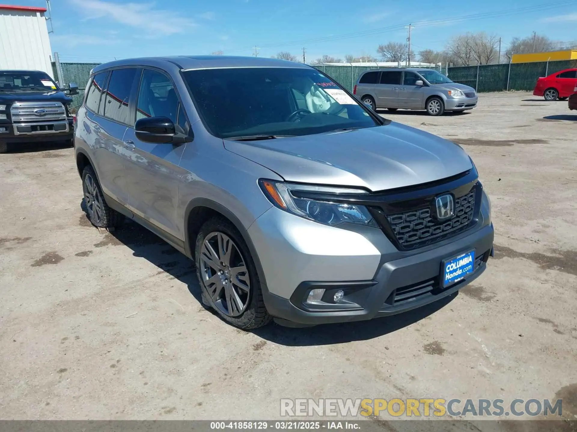 1 fotografías del automóvil dañado 5FNYF8H51MB024752 HONDA PASSPORT 2021